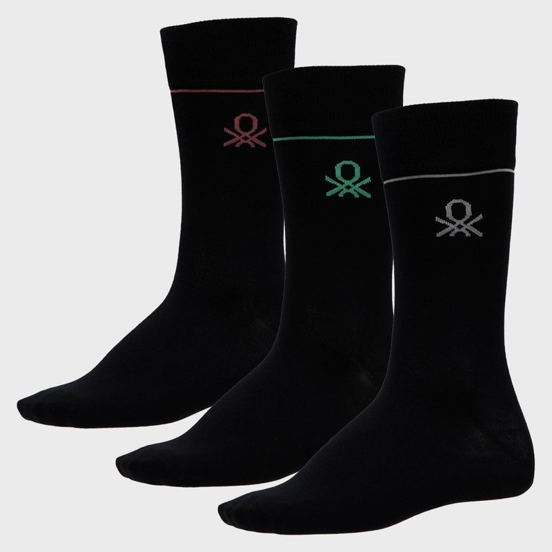 BENETTON - Pack De 3 Calcetines Sport Hombre Benetton
