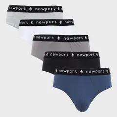 NEWPORT - Pack De 5 Slips Algodón Hombre