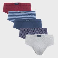 Pack De 5 Slips Algodón Hombre