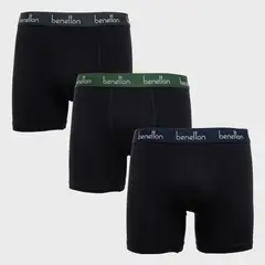 BENETTON - Pack De 3 Boxers Algodón Hombre