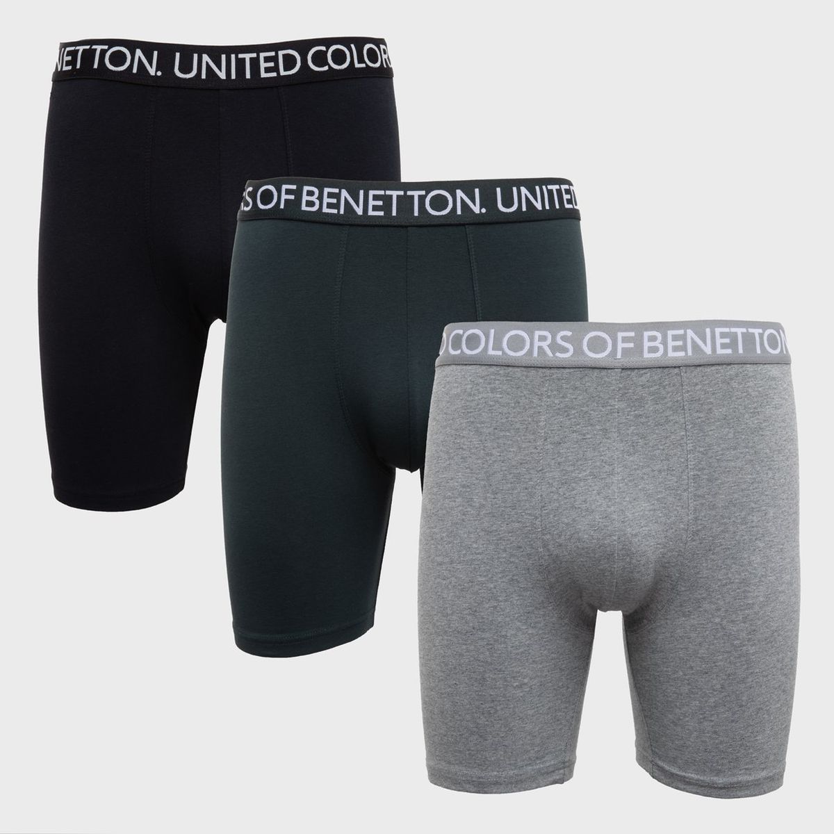 BENETTON - Pack De 3 Boxers Algodón Hombre Benetton