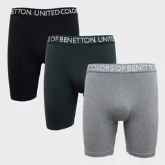 BENETTON - Pack De 3 Boxers Algodón Hombre