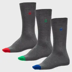 BENETTON - Pack De 3 Calcetines Sport Hombre