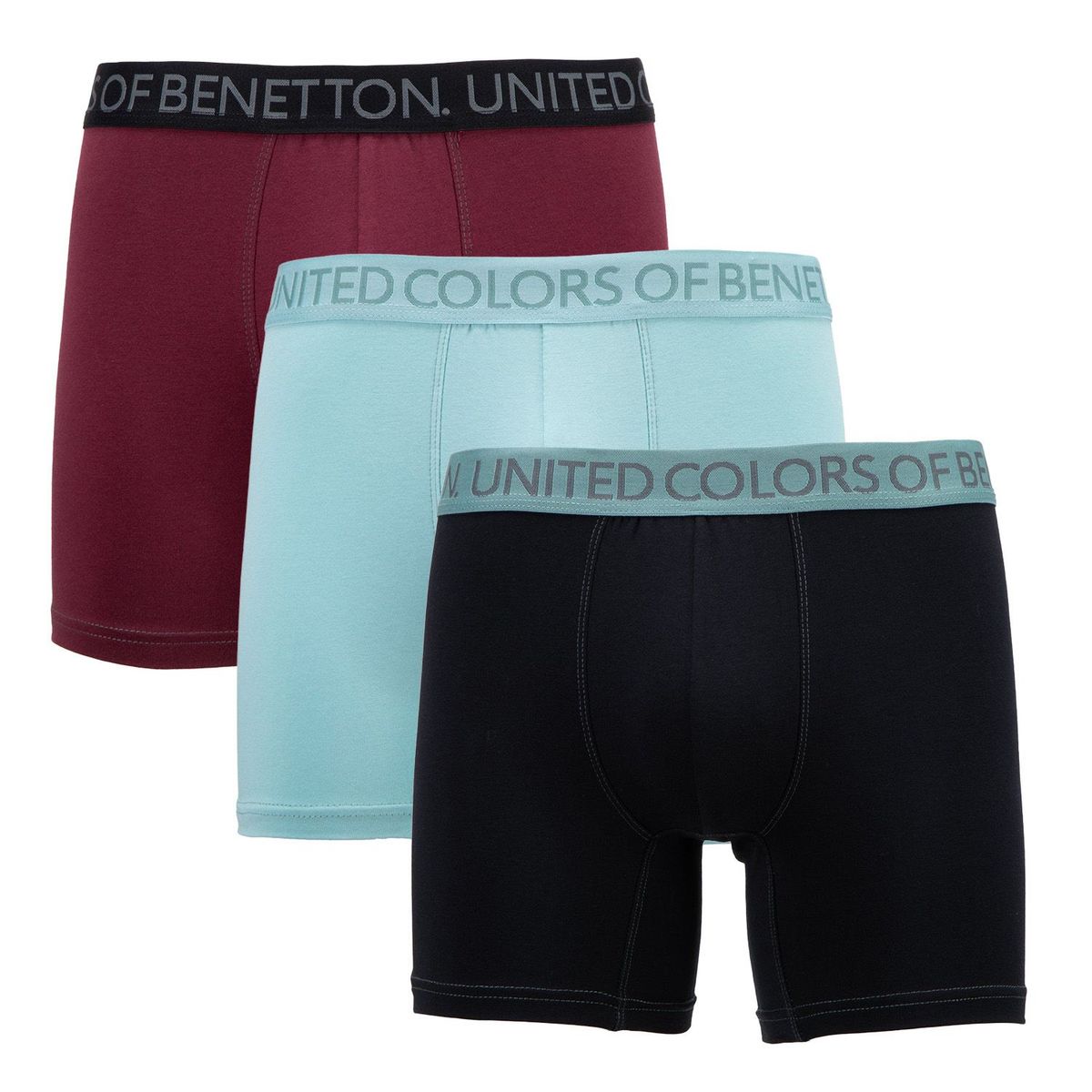 BENETTON - Pack De 3 Boxers Algodón Hombre Benetton