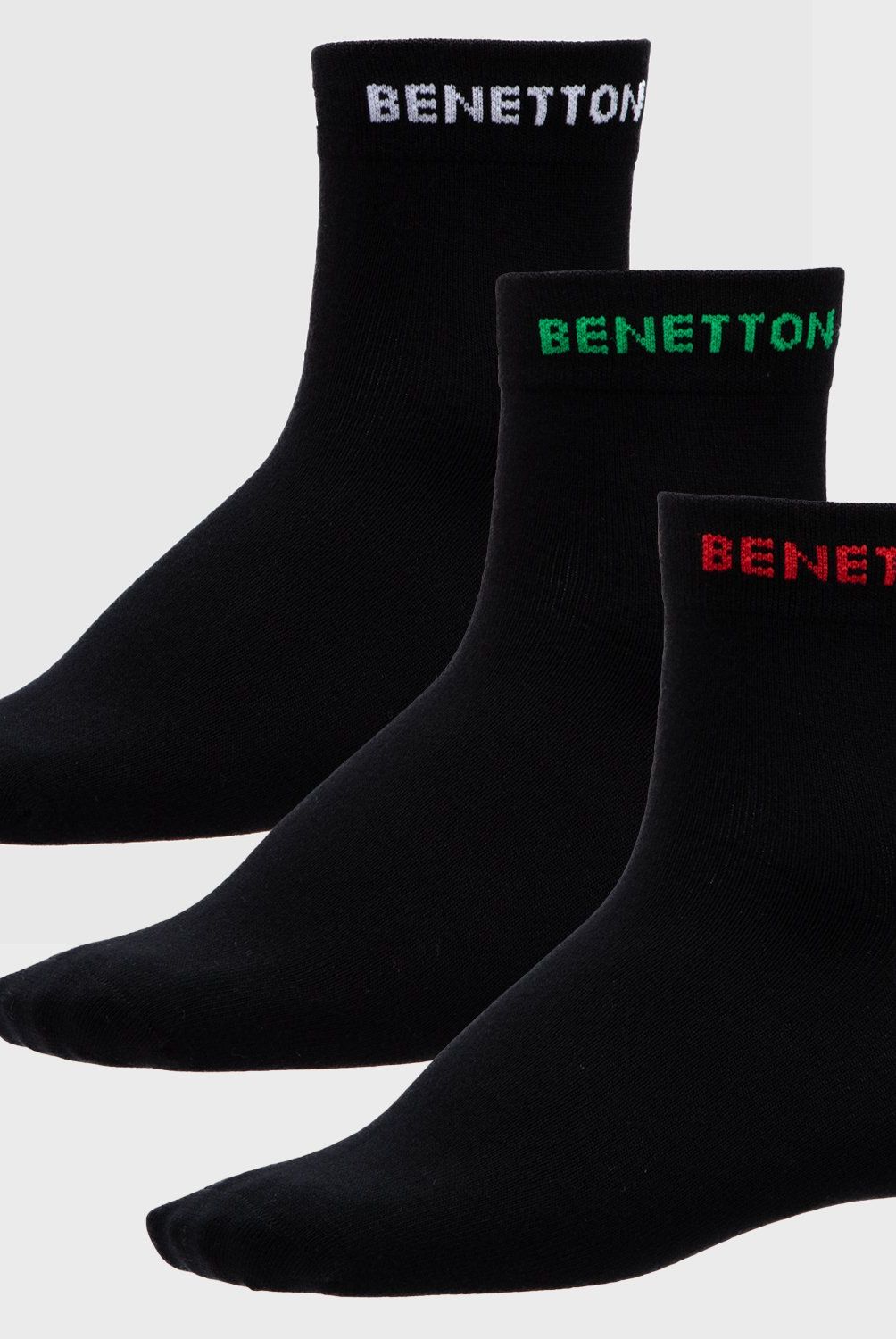BENETTON - Pack De 3 Calcetines Sport Hombre Benetton