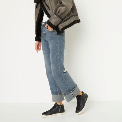 Imagen 2 del producto Zapatilla Urbana Mujer Cuero Negro