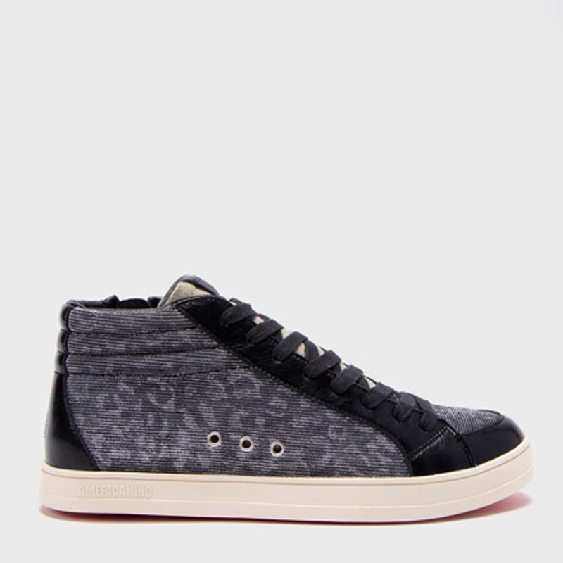 AMERICANINO - Zapatilla Urbana Mujer Negro Americanino