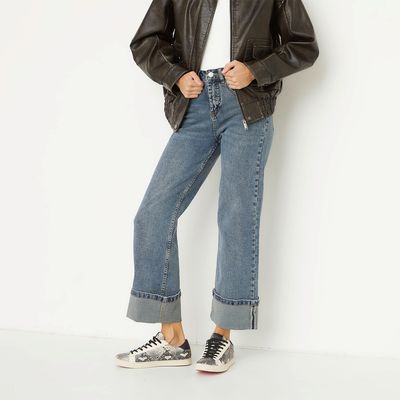 Imagen 2 del producto Zapatilla Urbana Mujer Cuero Gris