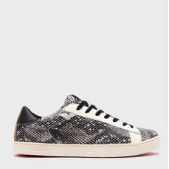 AMERICANINO - Zapatilla Urbana Mujer Cuero Gris