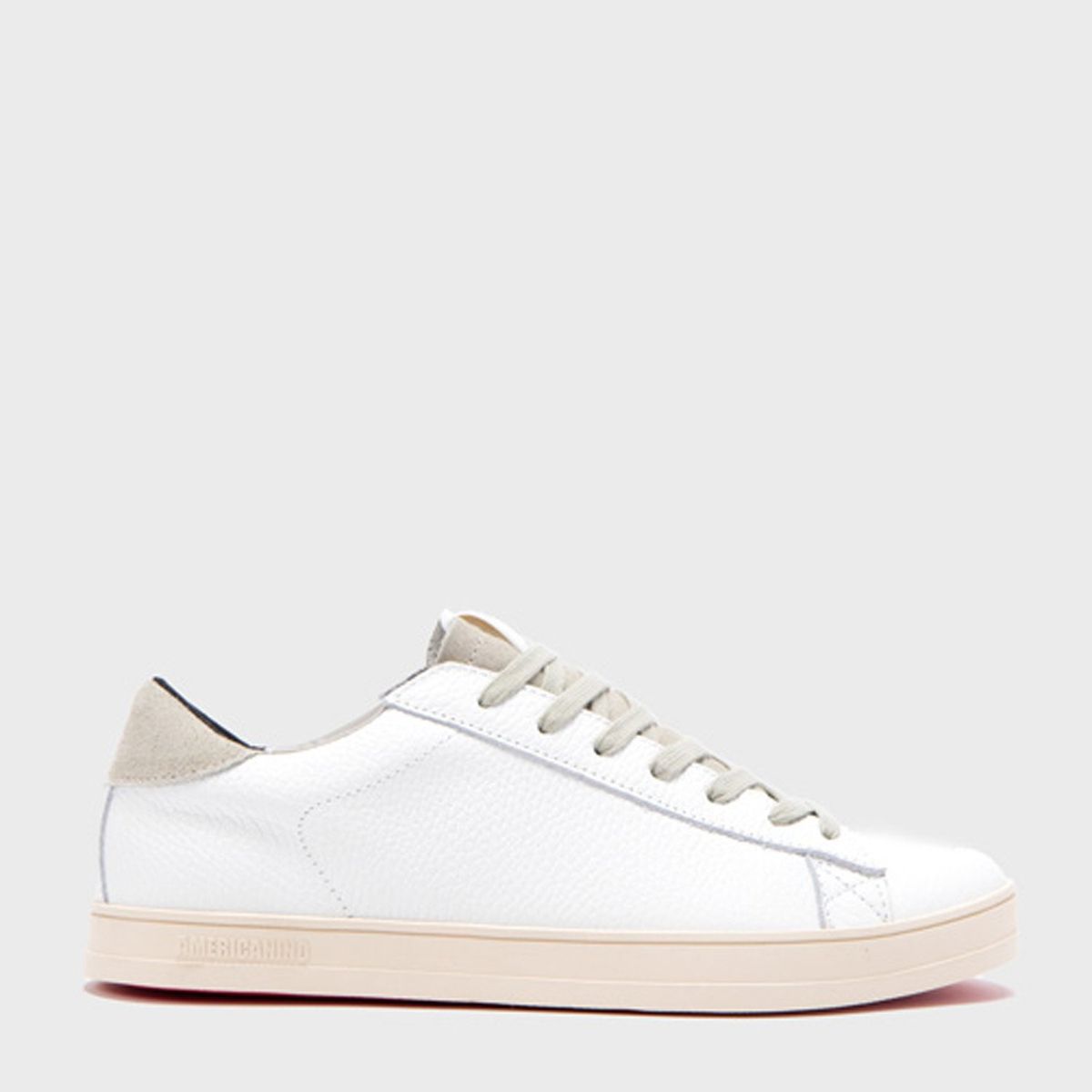 AMERICANINO - Zapatilla Urbana Mujer Cuero Blanco Americanino