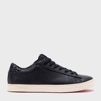 Zapatilla Urbana Mujer Cuero Negro