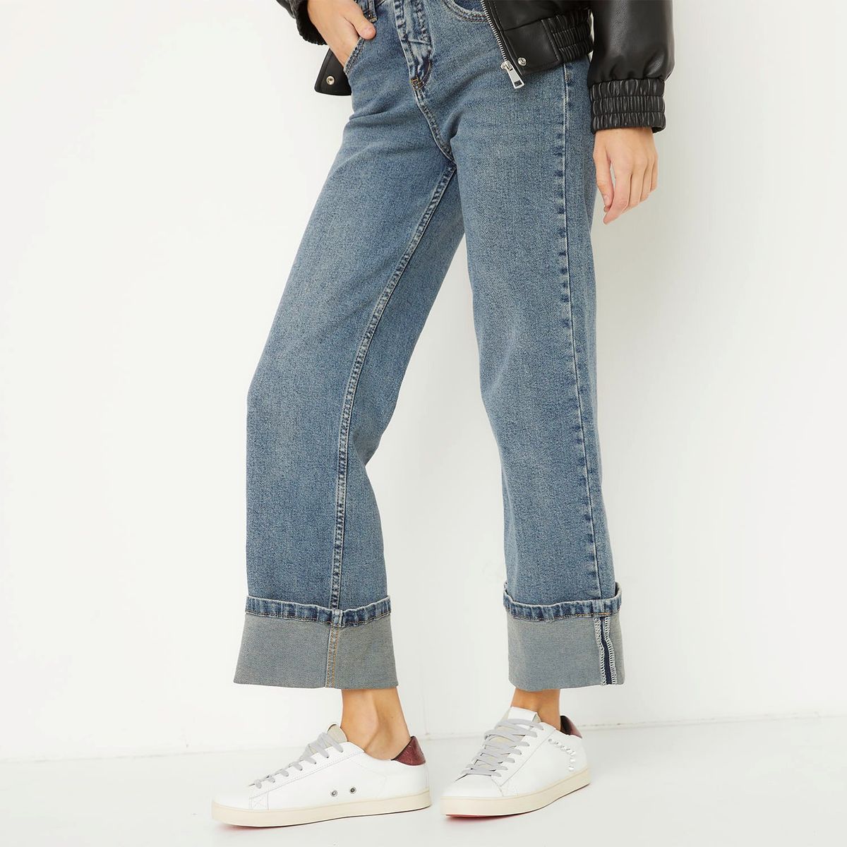 AMERICANINO - Zapatilla Urbana Mujer Cuero Blanco Americanino