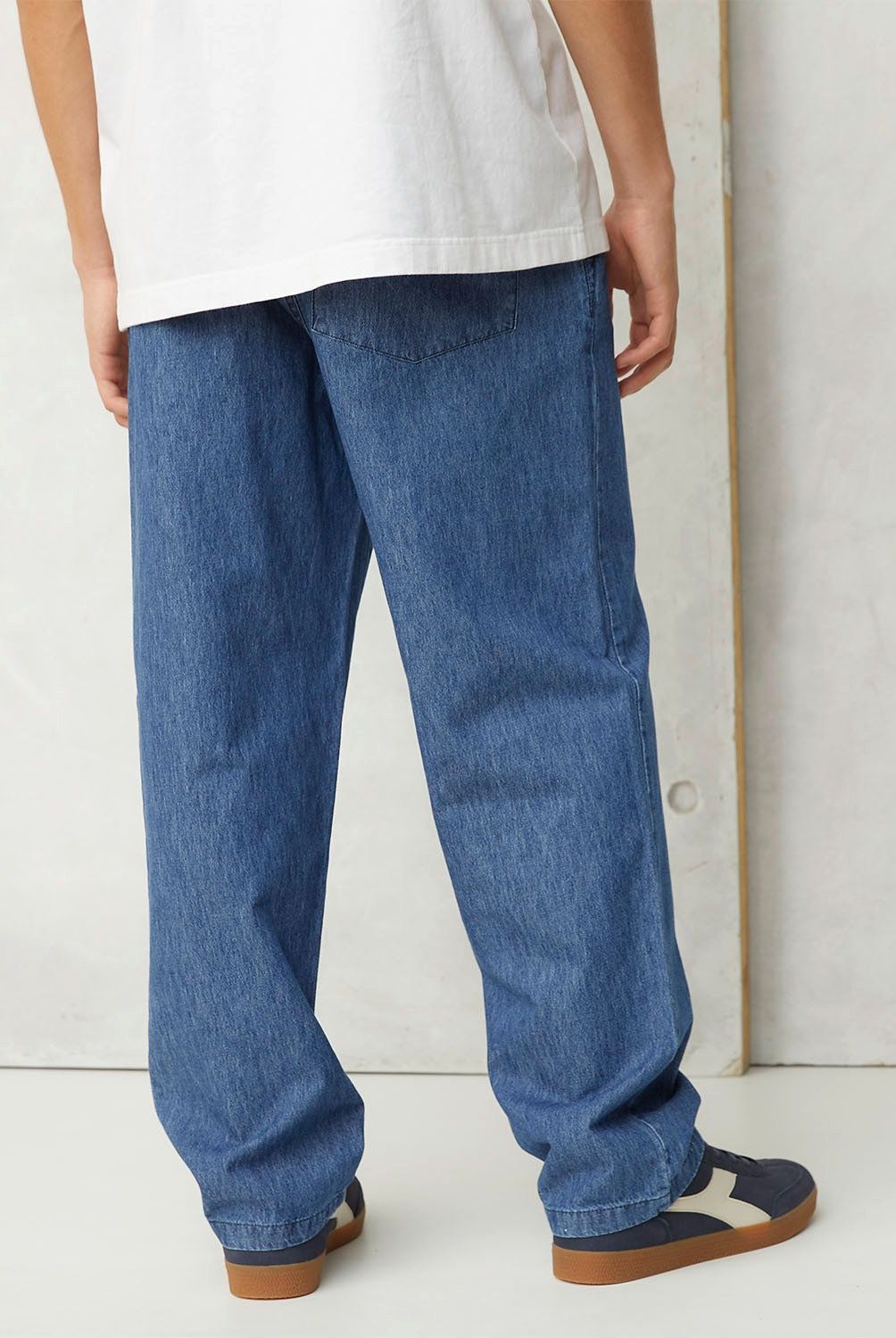 BEARCLIFF - Jeans Baggy Bearcliff Algodón Hombre Estilo Urbano
