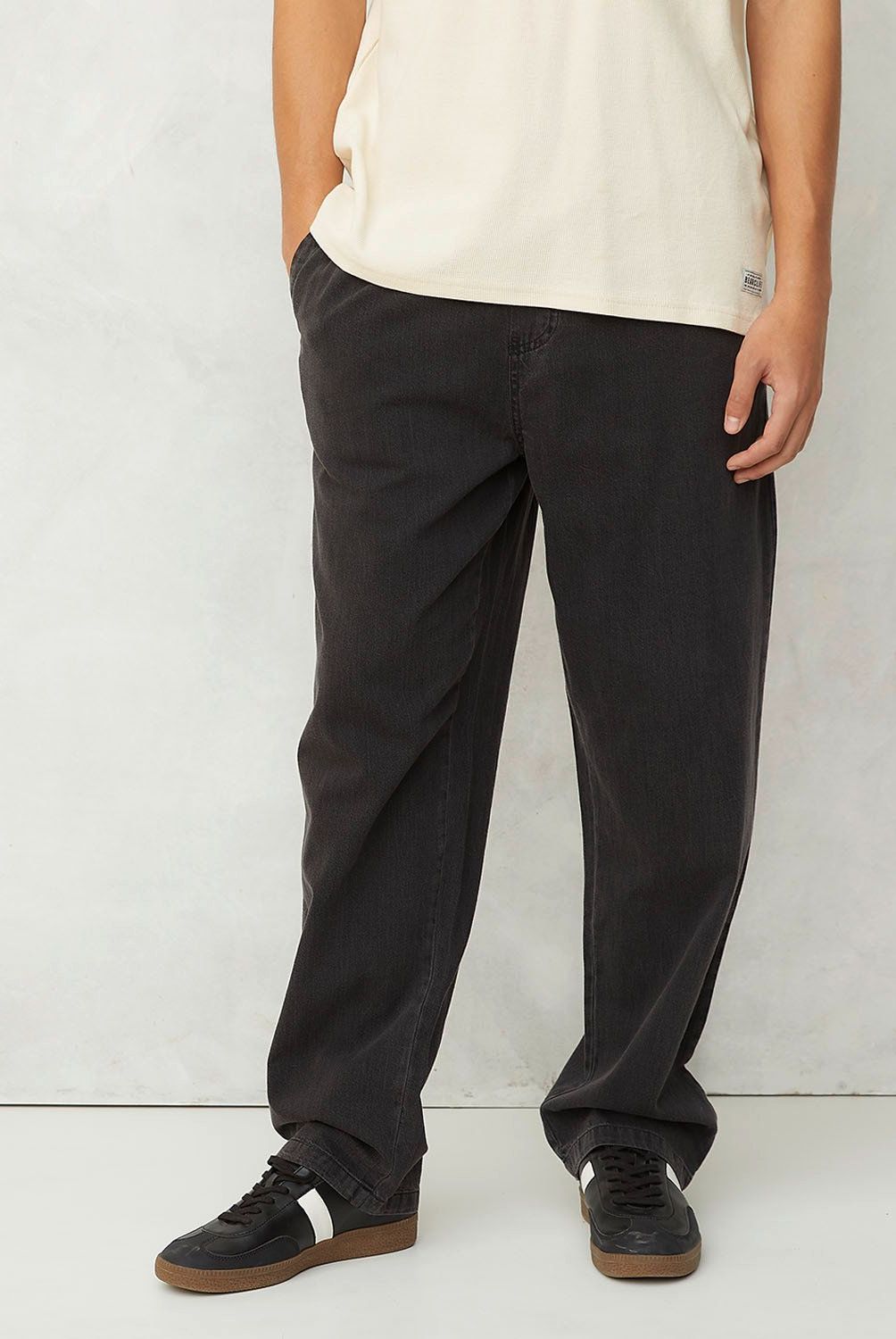 BEARCLIFF - Jeans Baggy Bearcliff Algodón Hombre Estilo Urbano