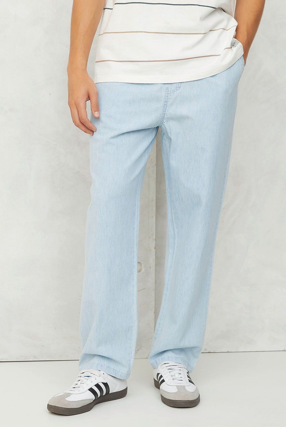 BEARCLIFF - Jeans Baggy Bearcliff Algodón Hombre Estilo Urbano