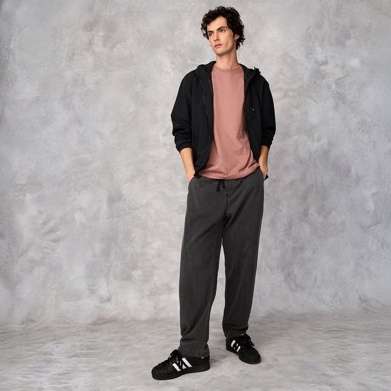 BEARCLIFF - Jeans Baggy Bearcliff Algodón Hombre Estilo Urbano