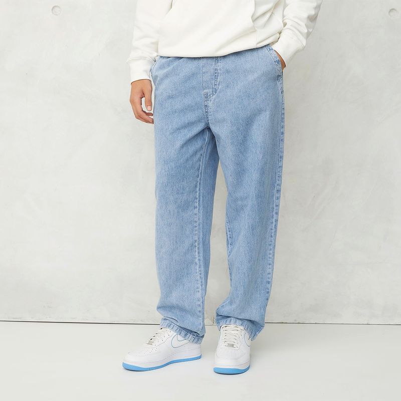 BEARCLIFF - Jeans Baggy Bearcliff Algodón Hombre Estilo Urbano