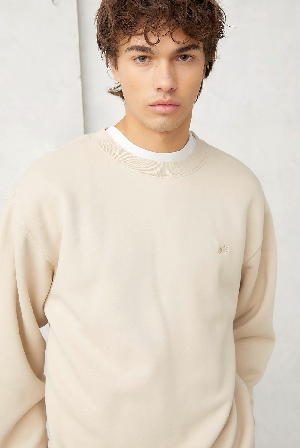 BEARCLIFF - Polerón Crew Neck Relaxed Fit Hombre Bearcliff
