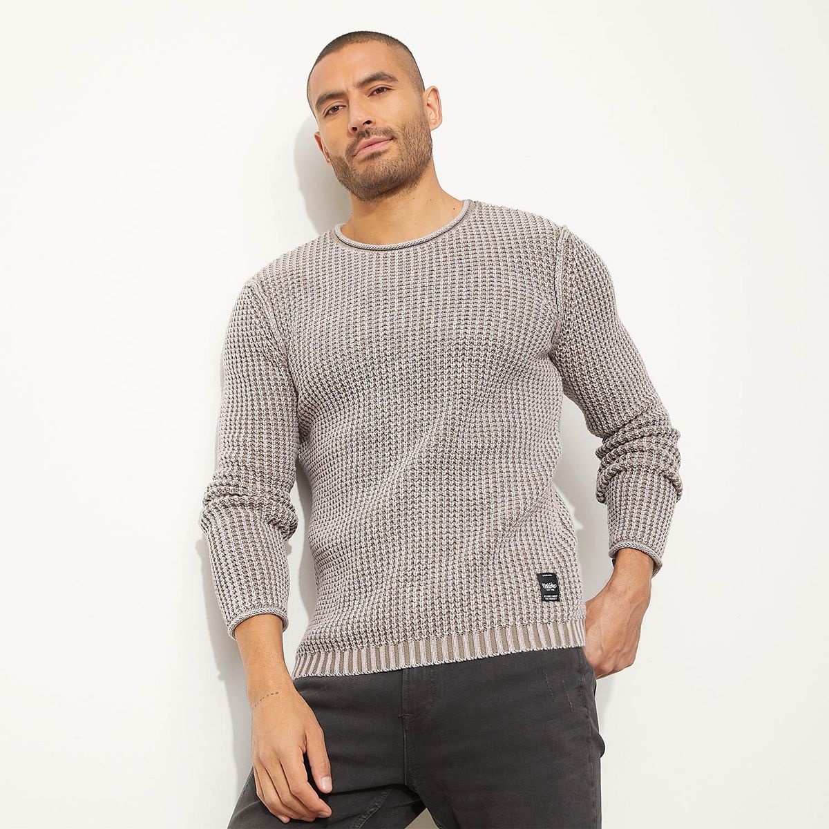 MOSSIMO - Sweater Tejido Algodón Hombre Mossimo