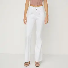 MOSSIMO - Jeans Flare Tiro Medio Mujer