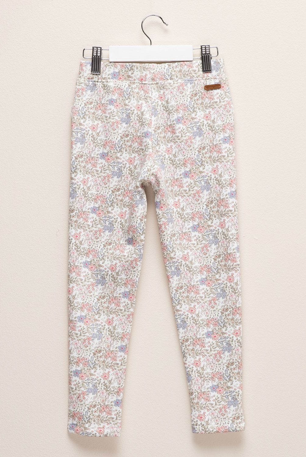 CONIGLIO - Calza Coniglio Polialgodón Diseño Floral Niña