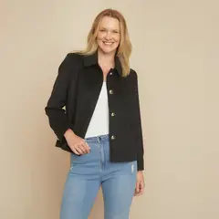 S COCCI - Chaqueta Liso Manga Larga