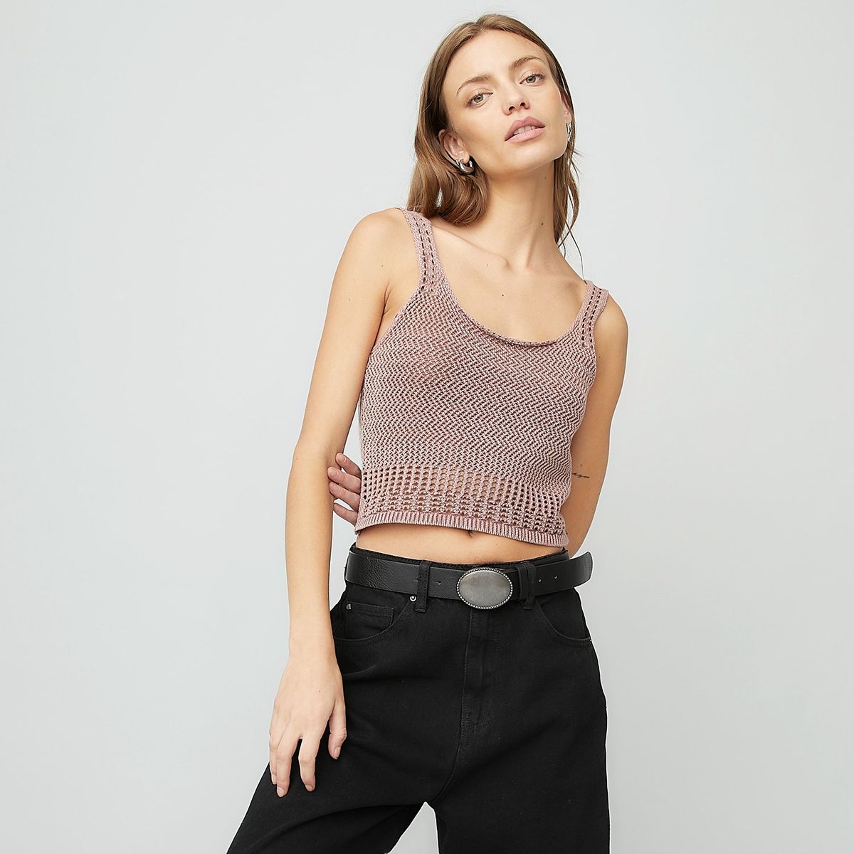 AMERICANINO - Polera Americanino Sin Mangas Algodón Mujer