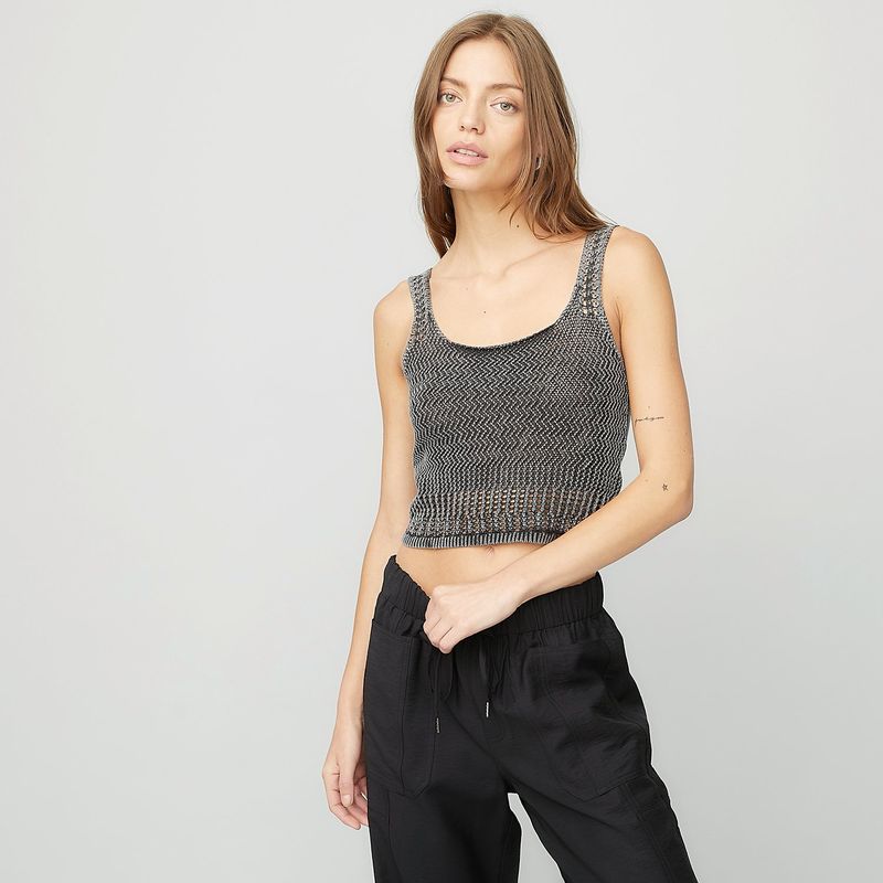 AMERICANINO - Polera Americanino Sin Mangas Algodón Mujer