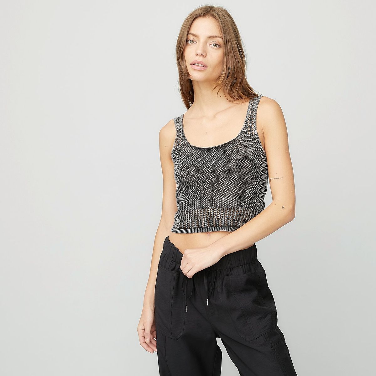 AMERICANINO - Polera Americanino Sin Mangas Algodón Mujer