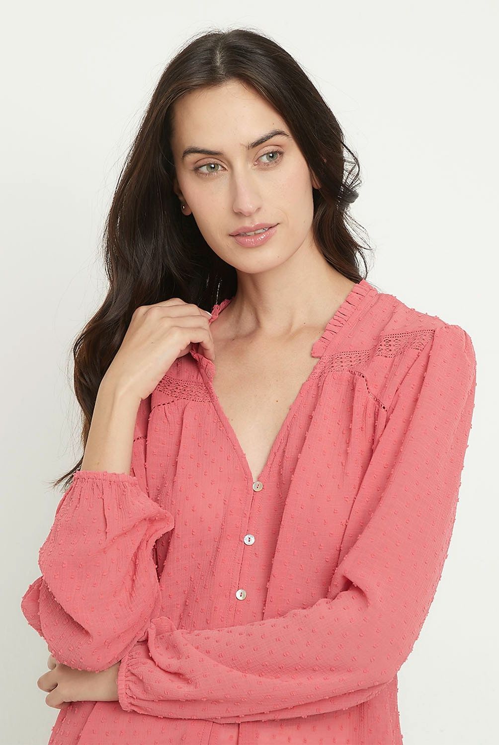 NEWPORT - Blusa Manga Larga Mujer Newport - Estilo Casual