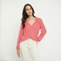 NEWPORT - Blusa Manga Larga Mujer - Estilo Casual
