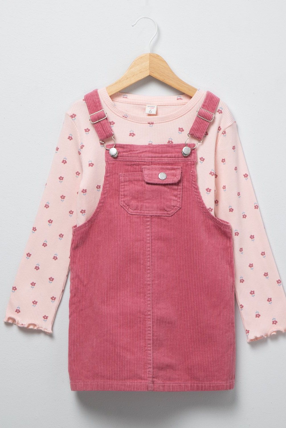 YAMP - Conjuntos Jardinera + Polera Niña Yamp
