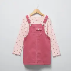 YAMP - Conjuntos Jardinera + Polera Niña