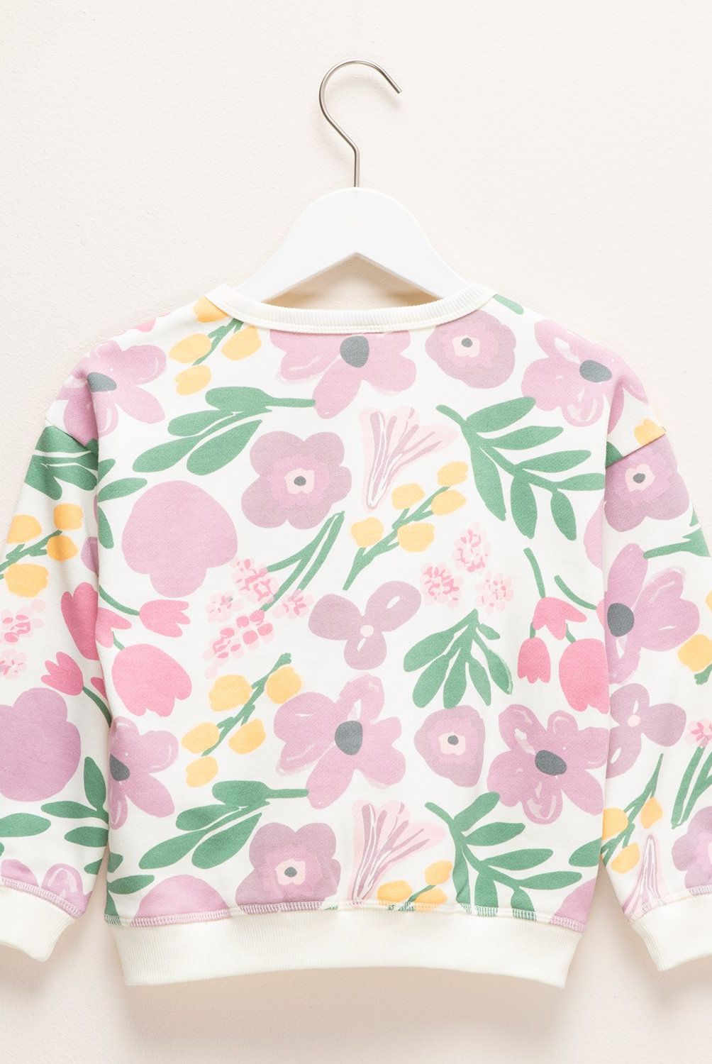 YAMP - Polerón Niña Yamp Diseño Flores Polialgodón