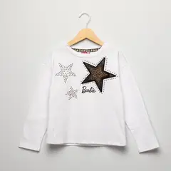 BARBIE - Polera Algodón Niña