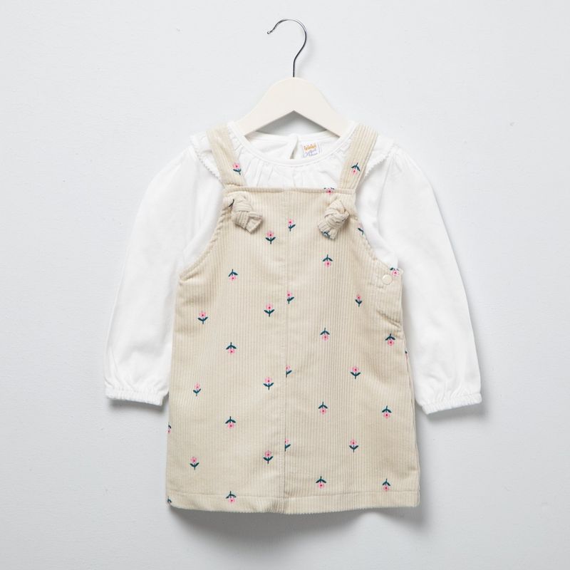 YAMP - Vestido Cotelé Más Polera Bebé Niña Yamp