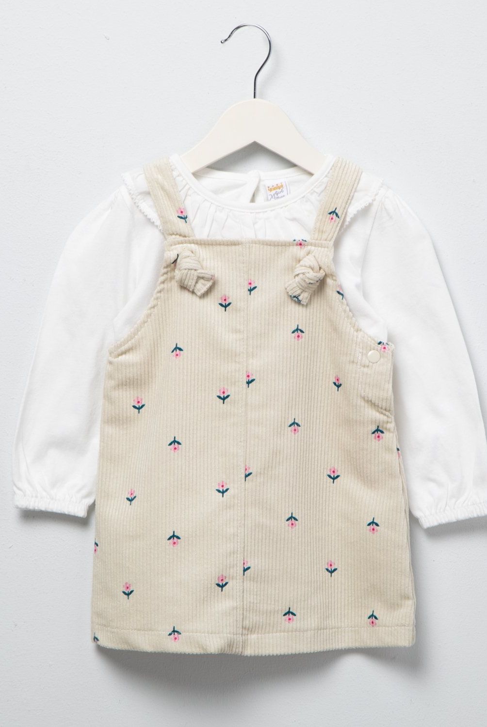 YAMP - Vestido Cotelé Más Polera Bebé Niña Yamp