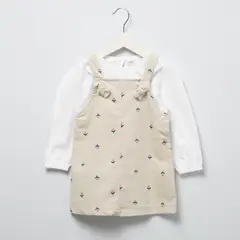 YAMP - Vestido Cotelé Más Polera Bebé Niña