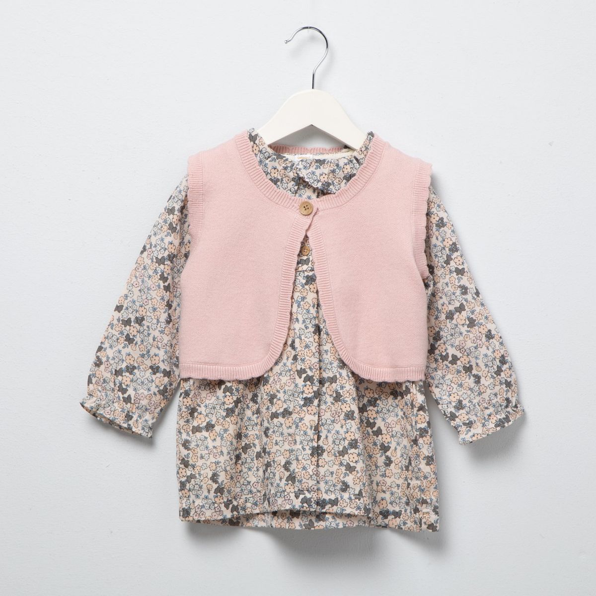 YAMP - Vestido Más Chaleco Sin Mangas Bebé Niña Yamp