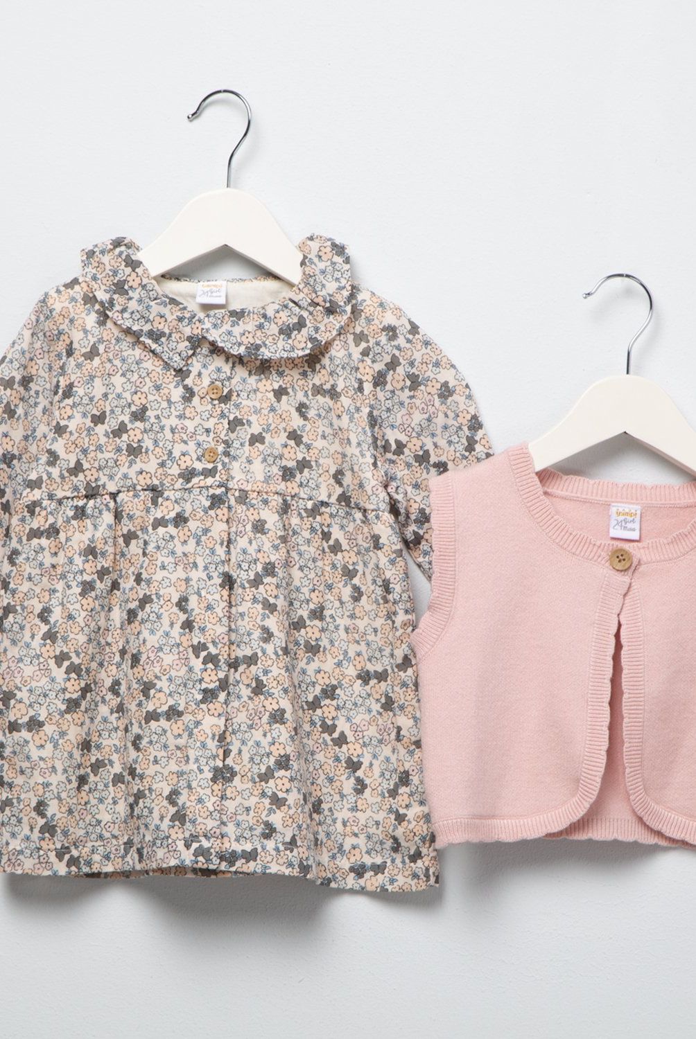 YAMP - Vestido Más Chaleco Sin Mangas Bebé Niña Yamp