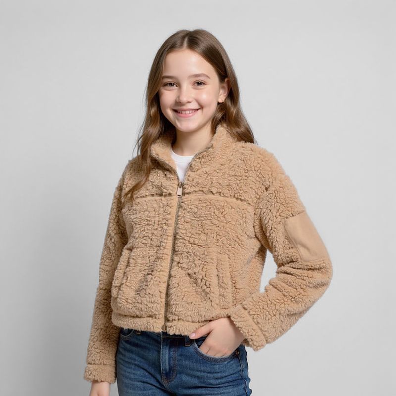 ELEVEN - Polerón Fleece Niña Eleven Manga Larga Estampado