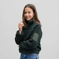 ELEVEN - Polerón Fleece Niña Manga Larga Estampado