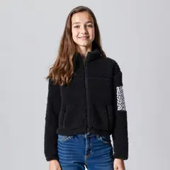 ELEVEN - Polerón Fleece Niña Manga Larga Estampado