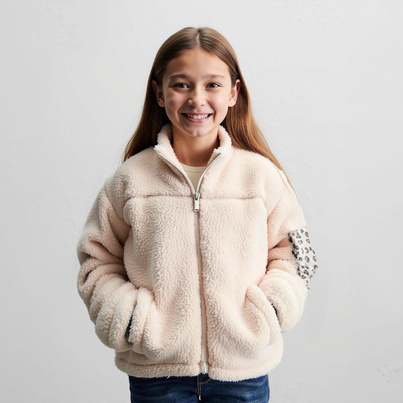 ELEVEN - Polerón Fleece Niña Eleven Manga Larga Estampado