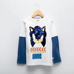 SONIC - Polera Algodón Niño