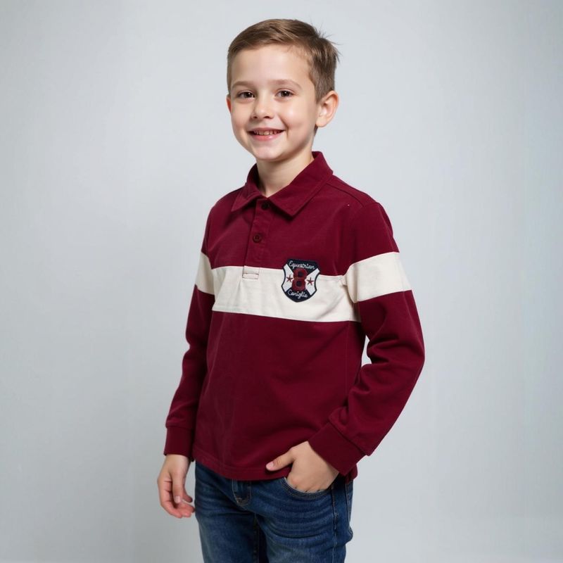 CONIGLIO - Polera Manga Larga Coniglio Algodón Niño Diseño Estampado