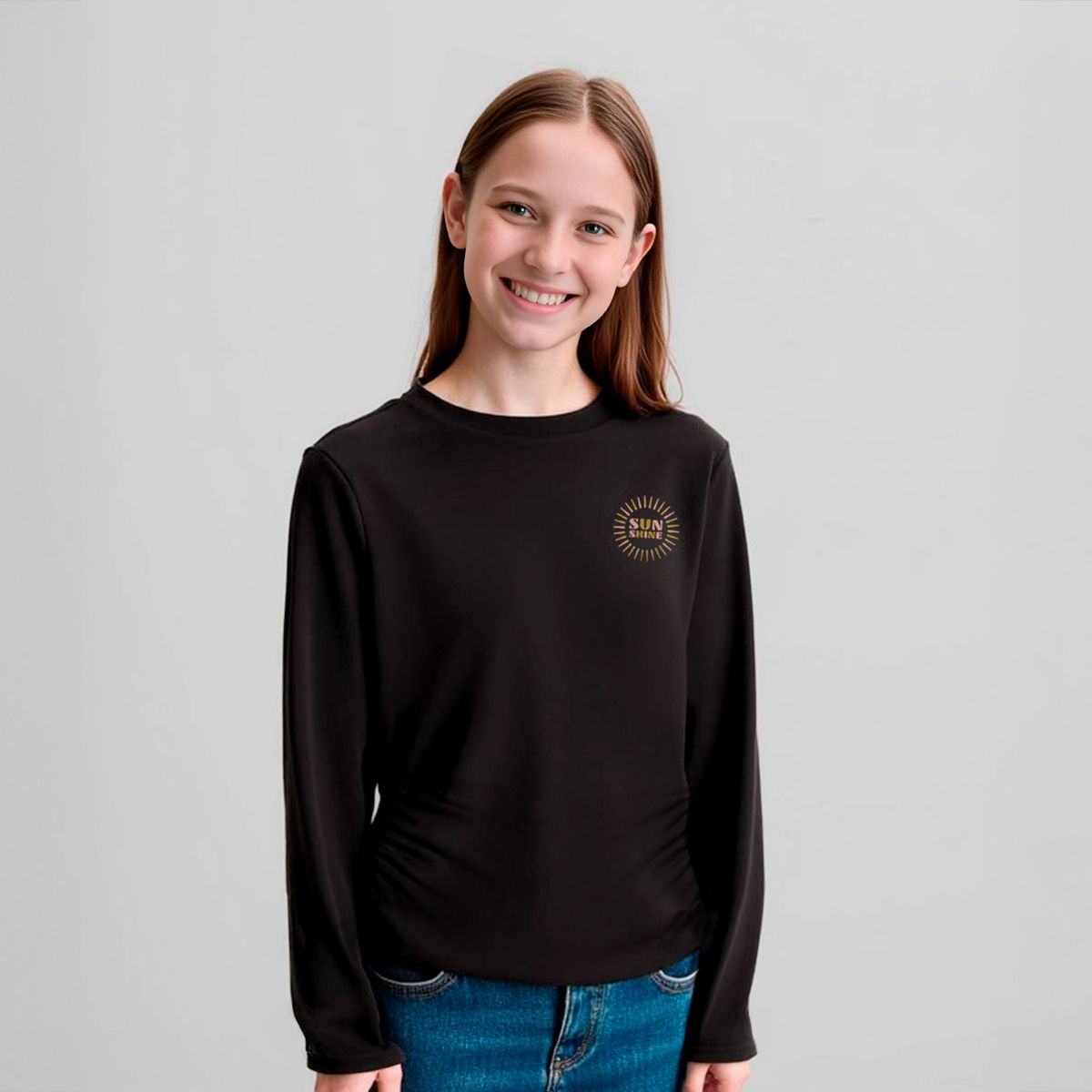 DOO AUSTRALIA - Polera Manga Larga Algodón Niña Doo Australia