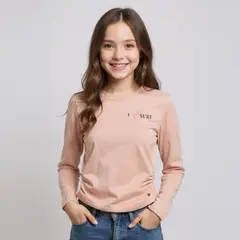 DOO AUSTRALIA - Polera Manga Larga Algodón Niña