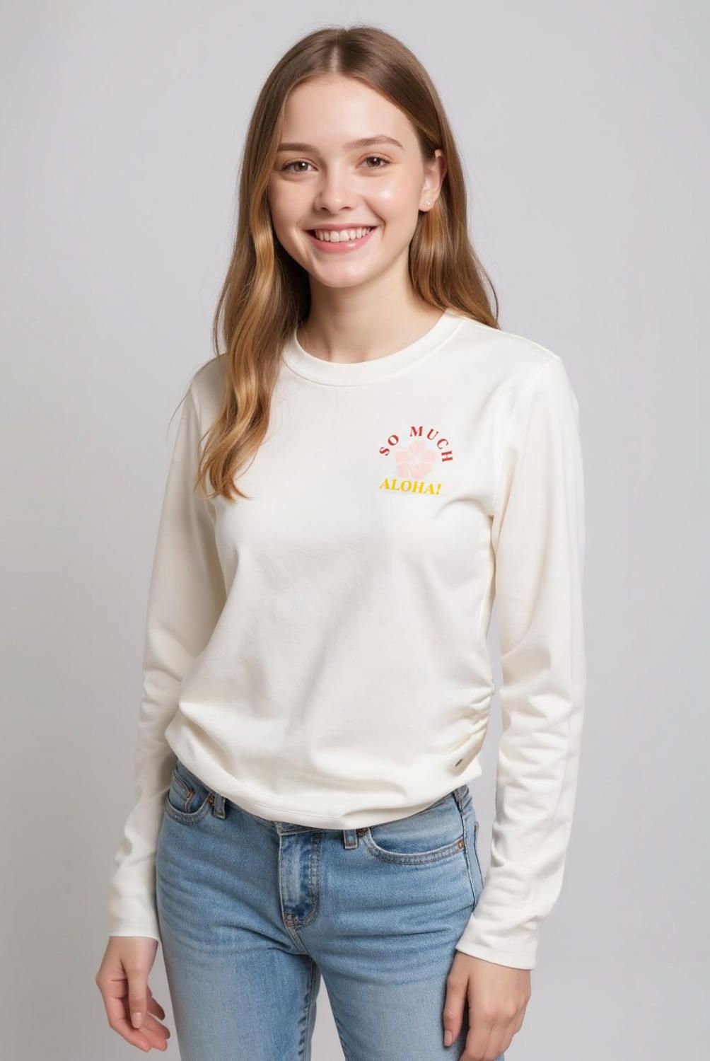 DOO AUSTRALIA - Polera Manga Larga Algodón Niña Doo Australia