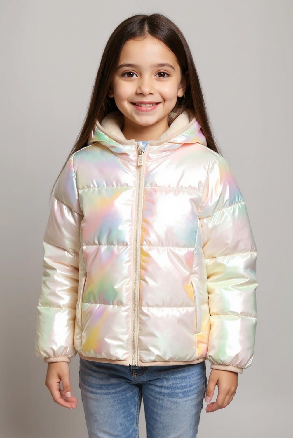 YAMP - Parka Con Capucha Forro Peludo Niña Yamp